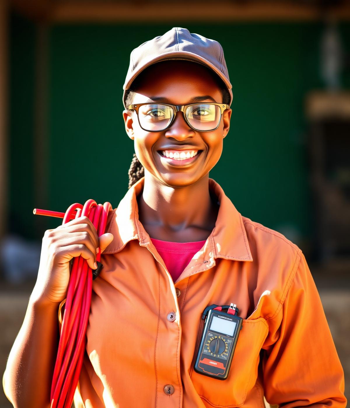 A young Zimbabwean artisan onboarded through KaziGo